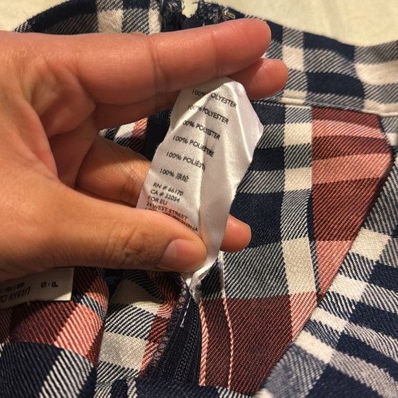 UO Briggs Plaid Pleated Midi Skirt - Picture 5 of 6